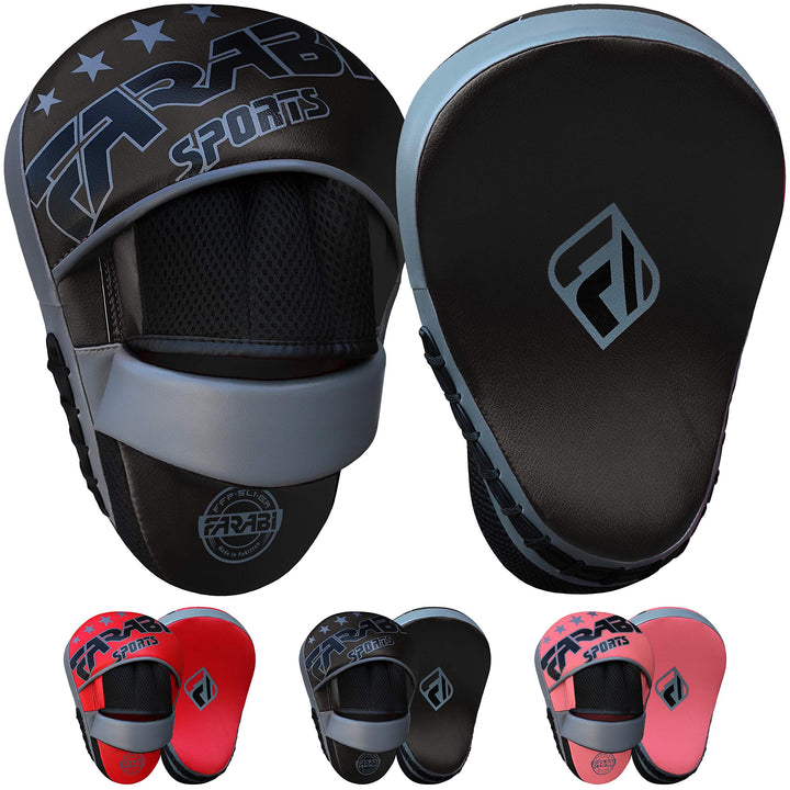 Farabi Sports Curved Boxing Pads Durable Focus Pads MMA, Muay Thai & Kickboxing Training Farabi Sports