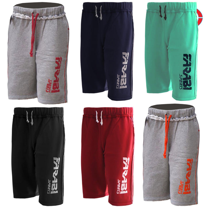 Farabi Sports Fleece Training Shorts — Unisex Athletic Shorts for Gym, Running, and Streetwear Farabi Sports