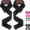 Farabi Sports Weight Lifting Gym Bar Straps No Slip With Modern Gel Flex Grips for Training, Powerlifting, Deadlift, Bodybuilding Farabi Sports