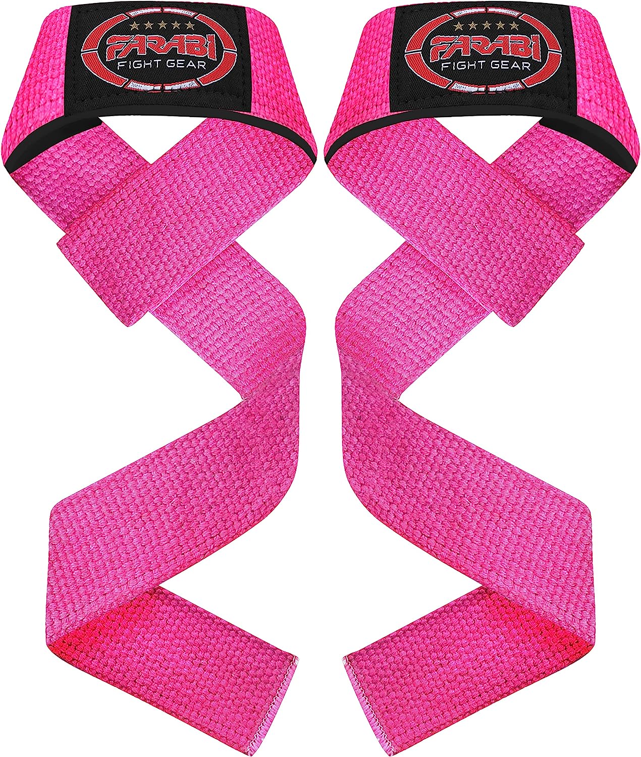 Farabi Sports Weight Lifting Gym Bar Straps No Slip With Modern Gel Flex Grips for Training, Powerlifting, Deadlift, Bodybuilding Farabi Sports