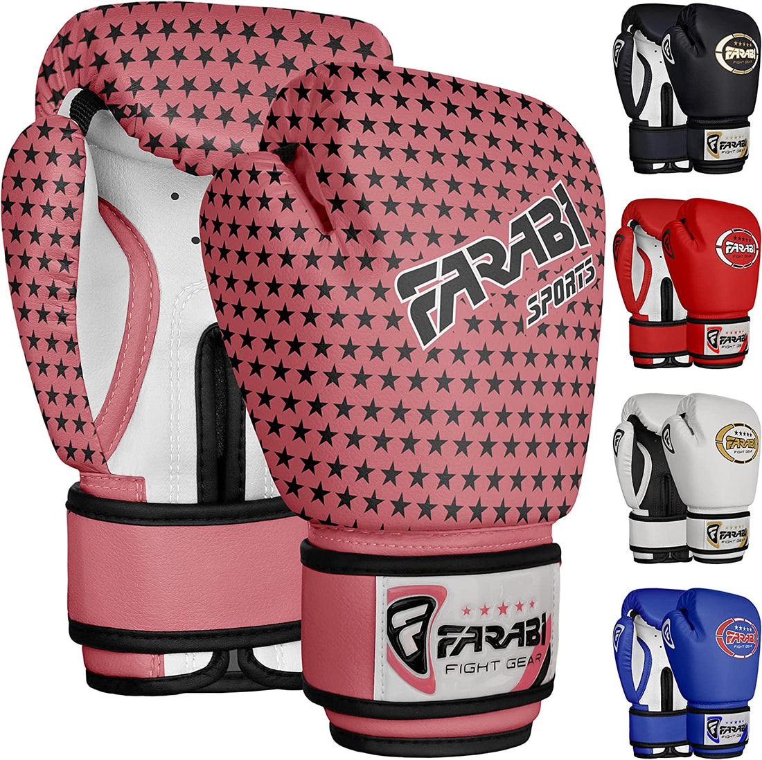 Farabi Kids Boxing Gloves Training Sparring Punching Gloves Punching Bag Mitts Farabi Sports