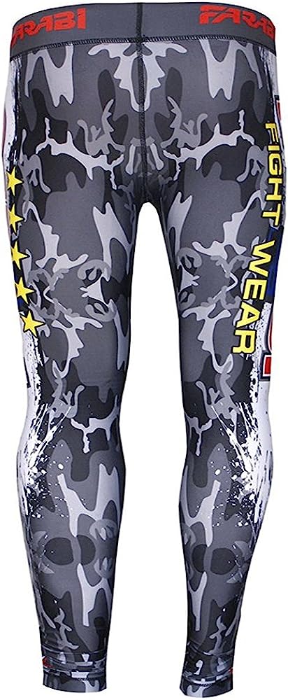 Farabi Compression Trouser MMA Base Layer Fitness Tight Skin Sports Pants Farabi Sports