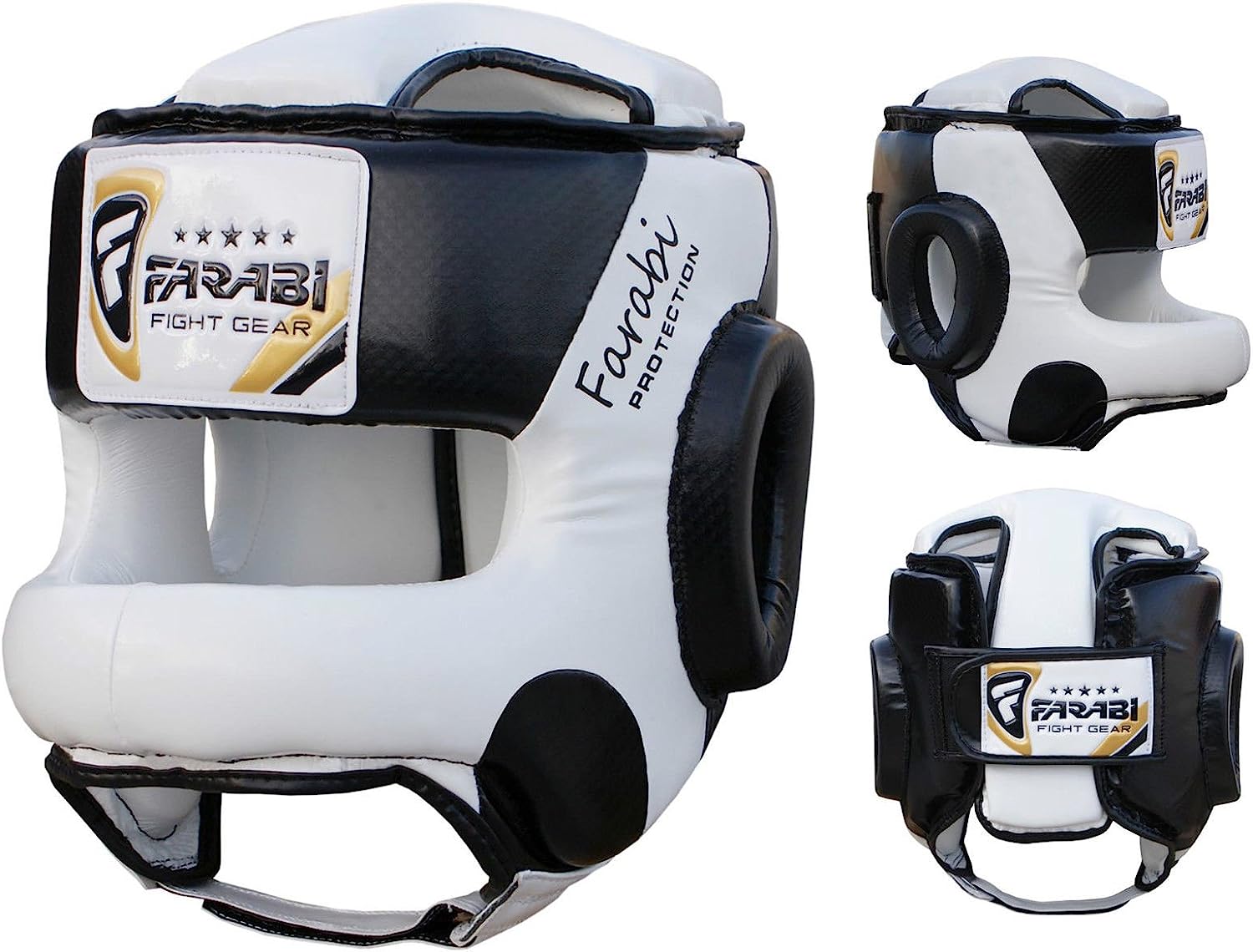 Farabi Head Guard Bar Grill U Kick Boxing Martial Arts Training protection Head Gear Farabi Sports