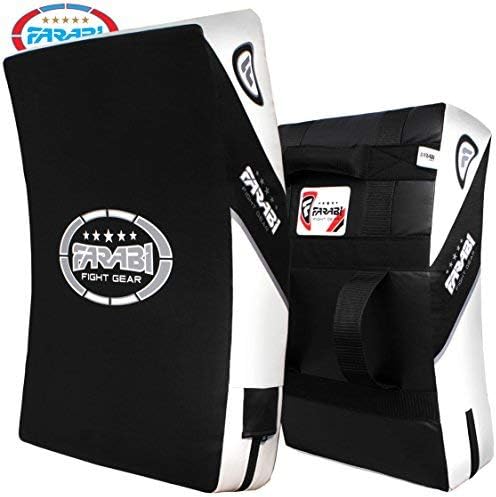 Farabi Large Kick Shield Strike Pad Boxing Punch Mitts MMA Training Focus Pads Farabi Sports