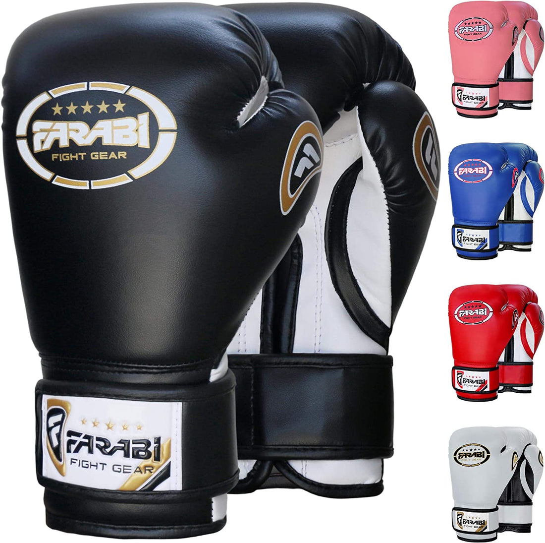 Farabi Kids Boxing Gloves Training Sparring Punching Gloves Punching Bag Mitts Farabi Sports
