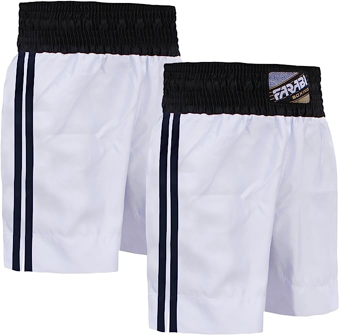Farabi Boxing Shorts Trunks Kick Boxing MMA Training Gym Men Red Blue Black Whit Farabi Sports