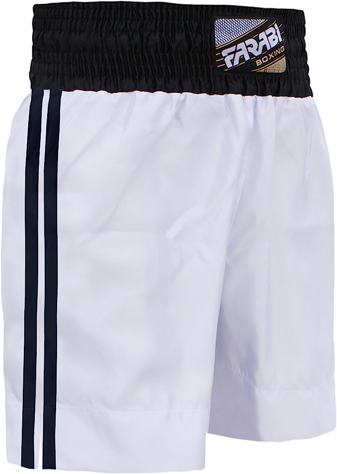 Farabi Boxing Shorts Trunks Kick Boxing MMA Training Gym Men Red Blue Black Whit Farabi Sports