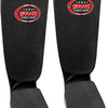Farabi Shin Instep,Shin Guard Kickboxing Training Elasticated Pads Farabi Sports