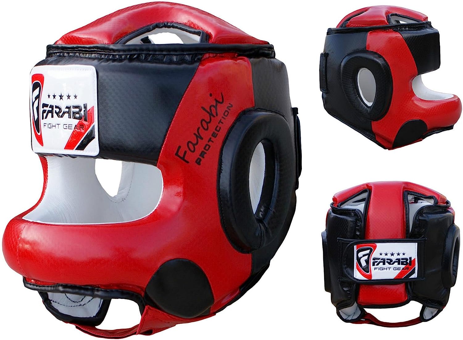 Farabi Head Guard Bar Grill U Kick Boxing Martial Arts Training protection Head Gear Farabi Sports
