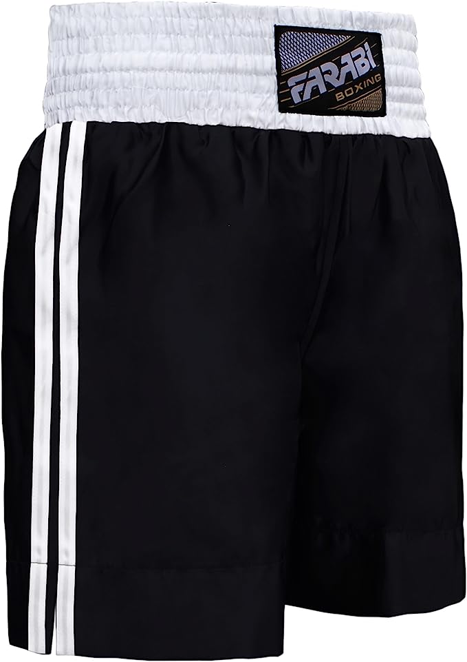 Farabi Boxing Shorts Trunks Kick Boxing MMA Training Gym Men Red Blue Black Whit Farabi Sports