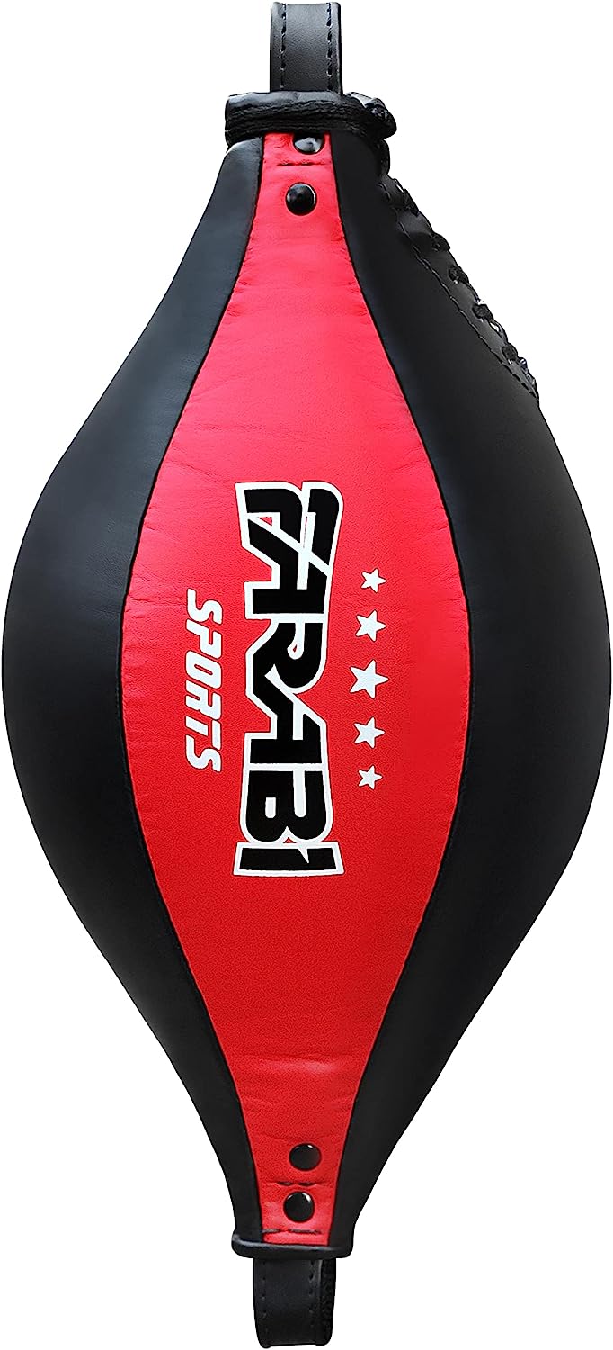 Farabi Sports Artificial Leather Double end Speed Ball Oval Shape Boxing Speed Ball MMA Training Punching Speed Bag Farabi Sports