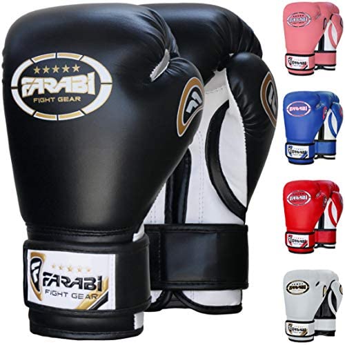 Farabi Sports Kids Boxing Gloves – 6-oz & 8-oz Youth Training Gloves for Sparring & Bag Work Farabi Sports