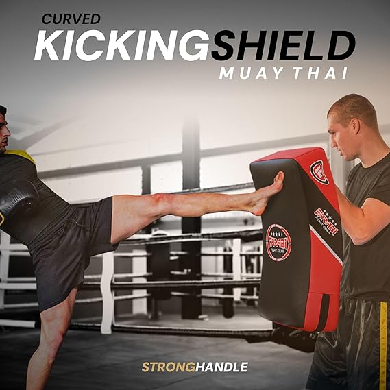 Farabi Large Kick Shield Strike Pad Boxing Punch Mitts MMA Training Focus Pads Farabi Sports