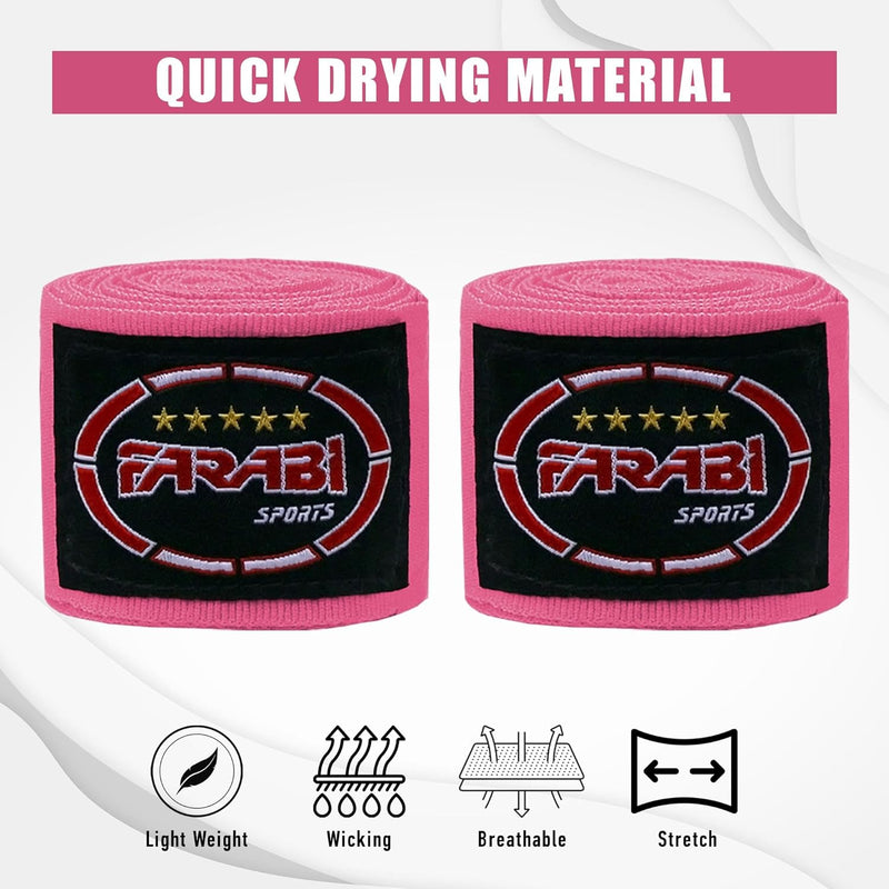 Farabi Kids Boxing Hand Wraps Training MMA Kick Boxing Hand protection Bandage Farabi Sports