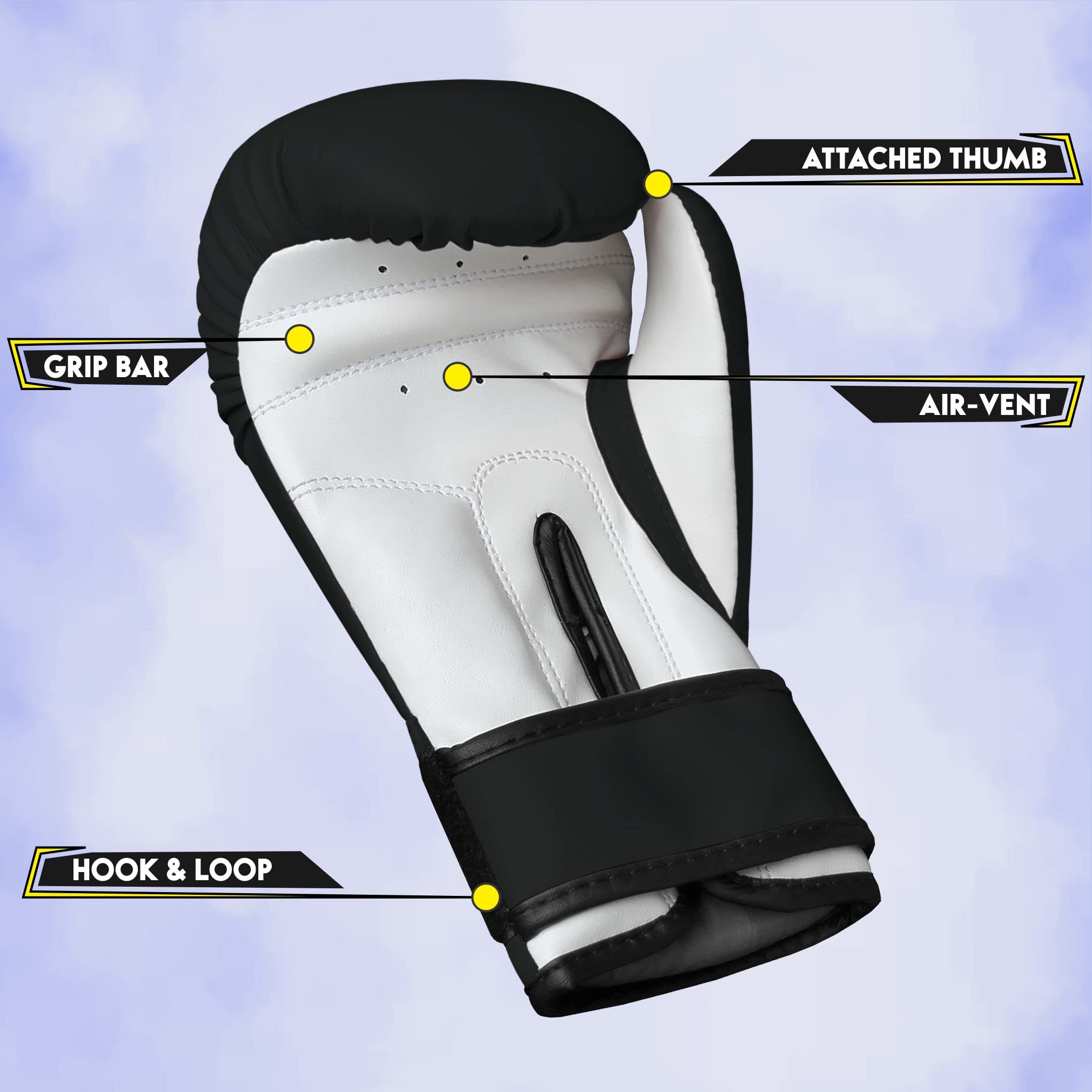 Farabi Sports Kids Boxing Gloves – 6-oz & 8-oz Youth Training Gloves for Sparring & Bag Work Farabi Sports