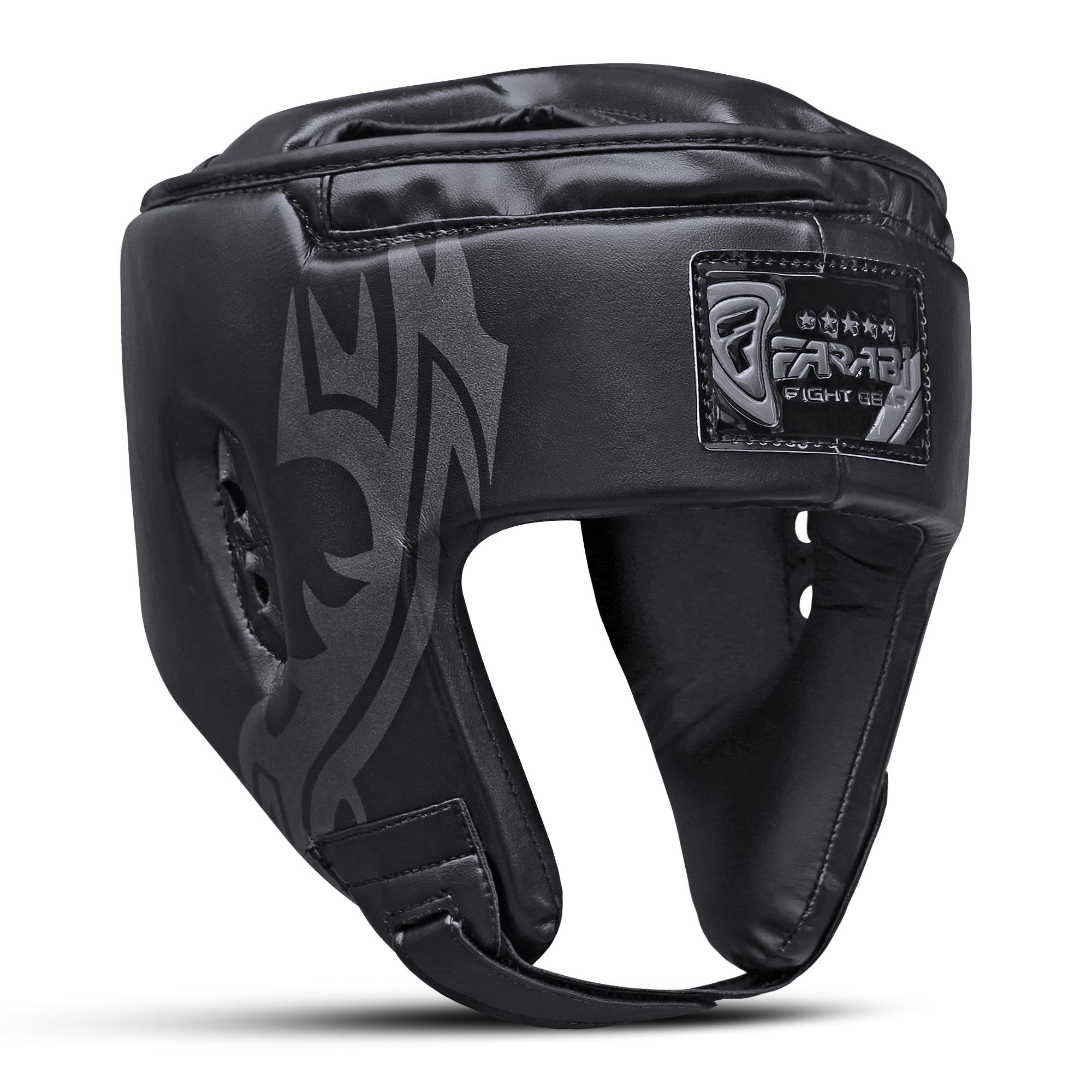 Farabi Sports Boxing Head Guard KickBoxing Head Guard Head Protection Helmet High Quality Rex Leather, MMA Sparring Headgear, Fighting Head Guard Farabi Sports