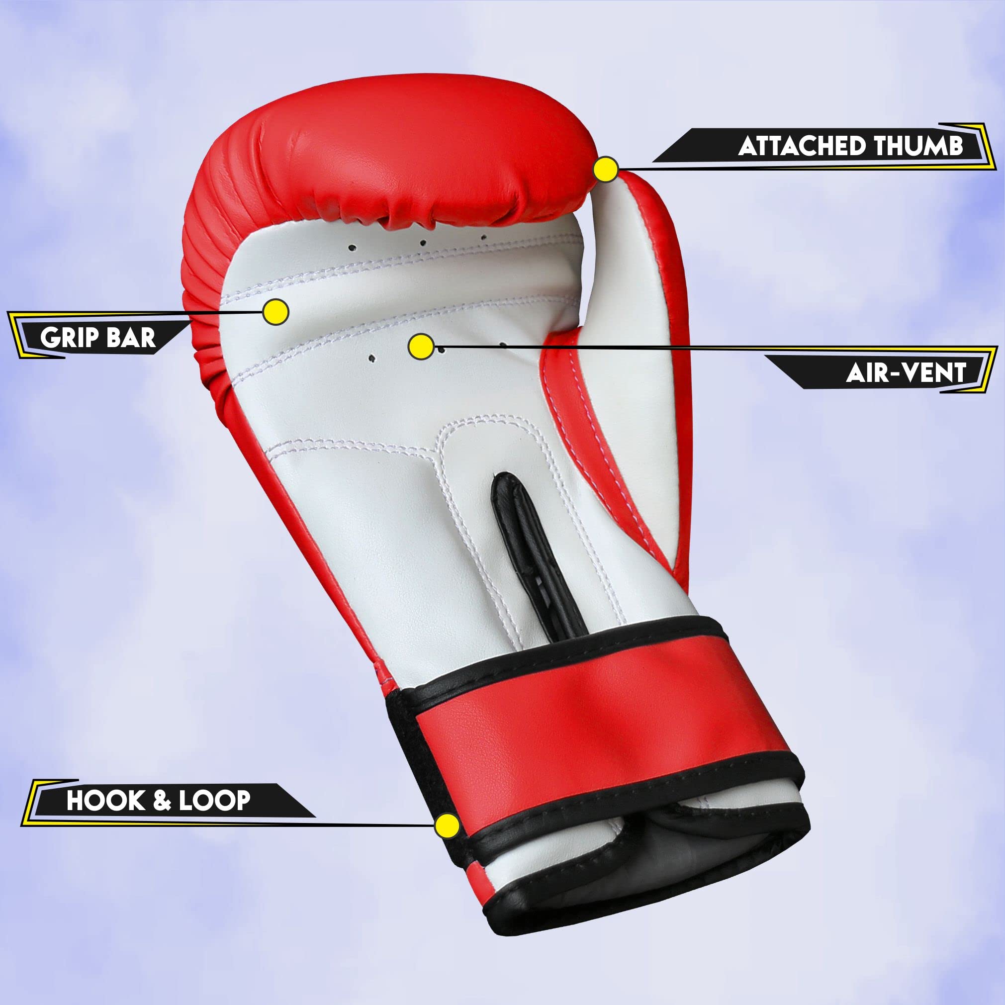 Farabi Sports Kids Boxing Gloves – 6-oz & 8-oz Youth Training Gloves for Sparring & Bag Work Farabi Sports