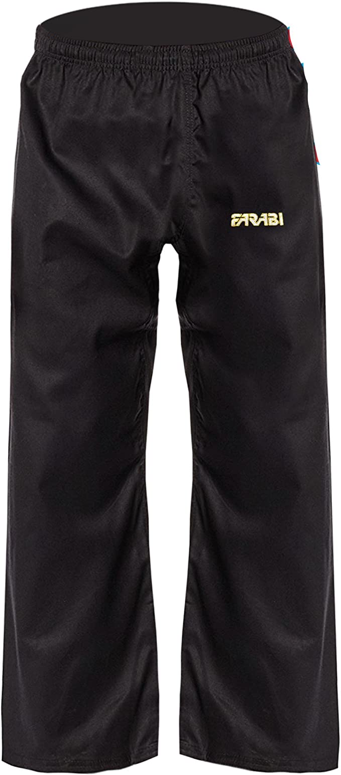 Farabi Sports Taekwondo Uniform Mix Martial Arts Uniform Set Black Farabi Sports