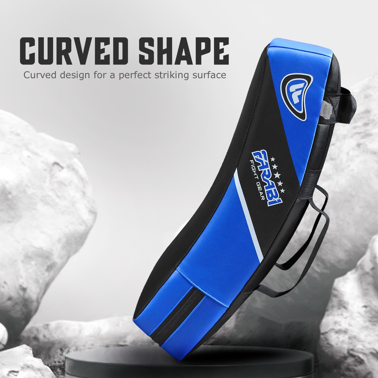 Farabi Sports Large KickBoxing Pad Strike Pad Boxing Punch Mitts MMA Muay Thai Training Boxing Pads, KickBoxing Pads, Karate Kick Pads, Kick Shield Martial Arts Farabi Sports