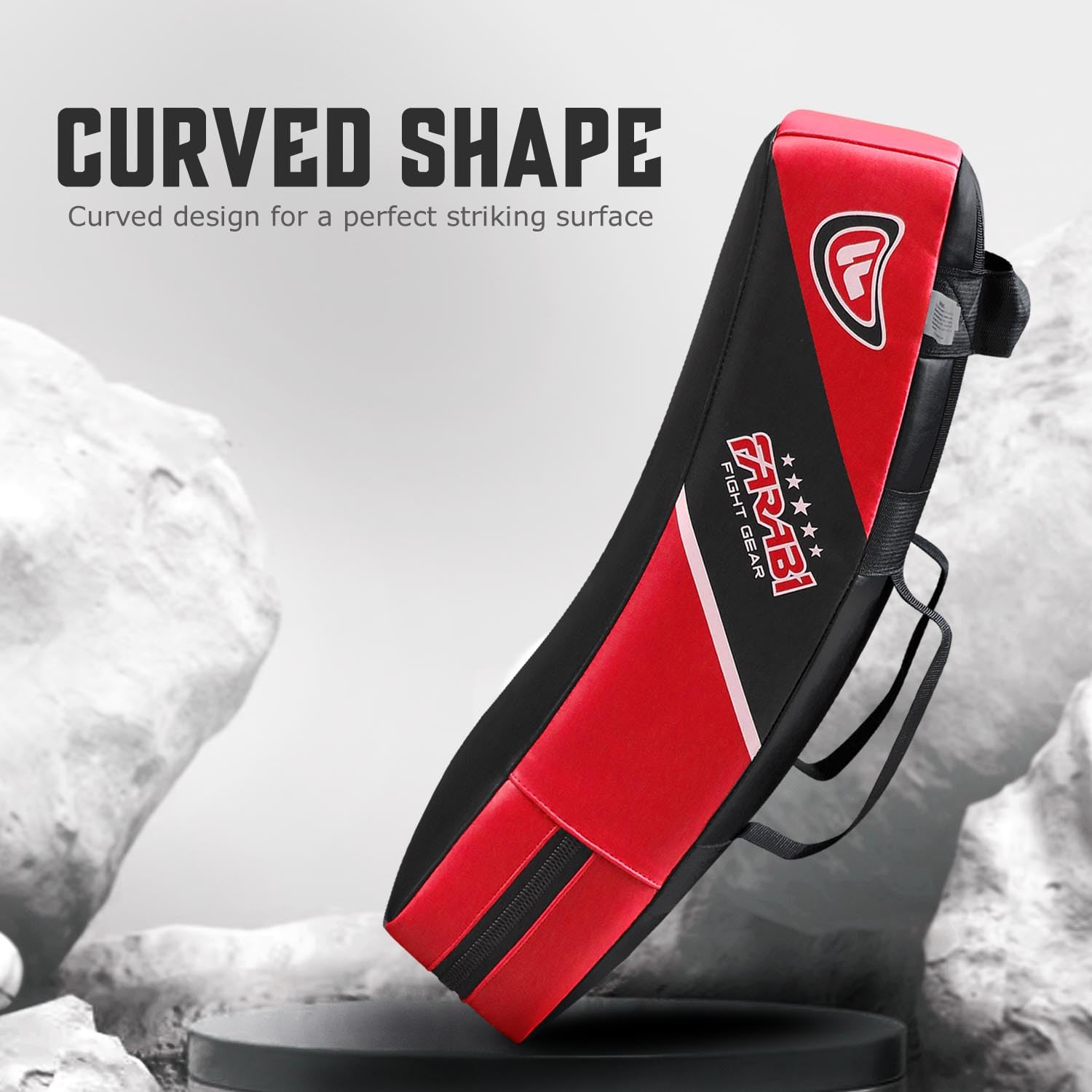 Farabi Sports Large KickBoxing Pad Strike Pad Boxing Punch Mitts MMA Muay Thai Training Boxing Pads, KickBoxing Pads, Karate Kick Pads, Kick Shield Martial Arts Farabi Sports