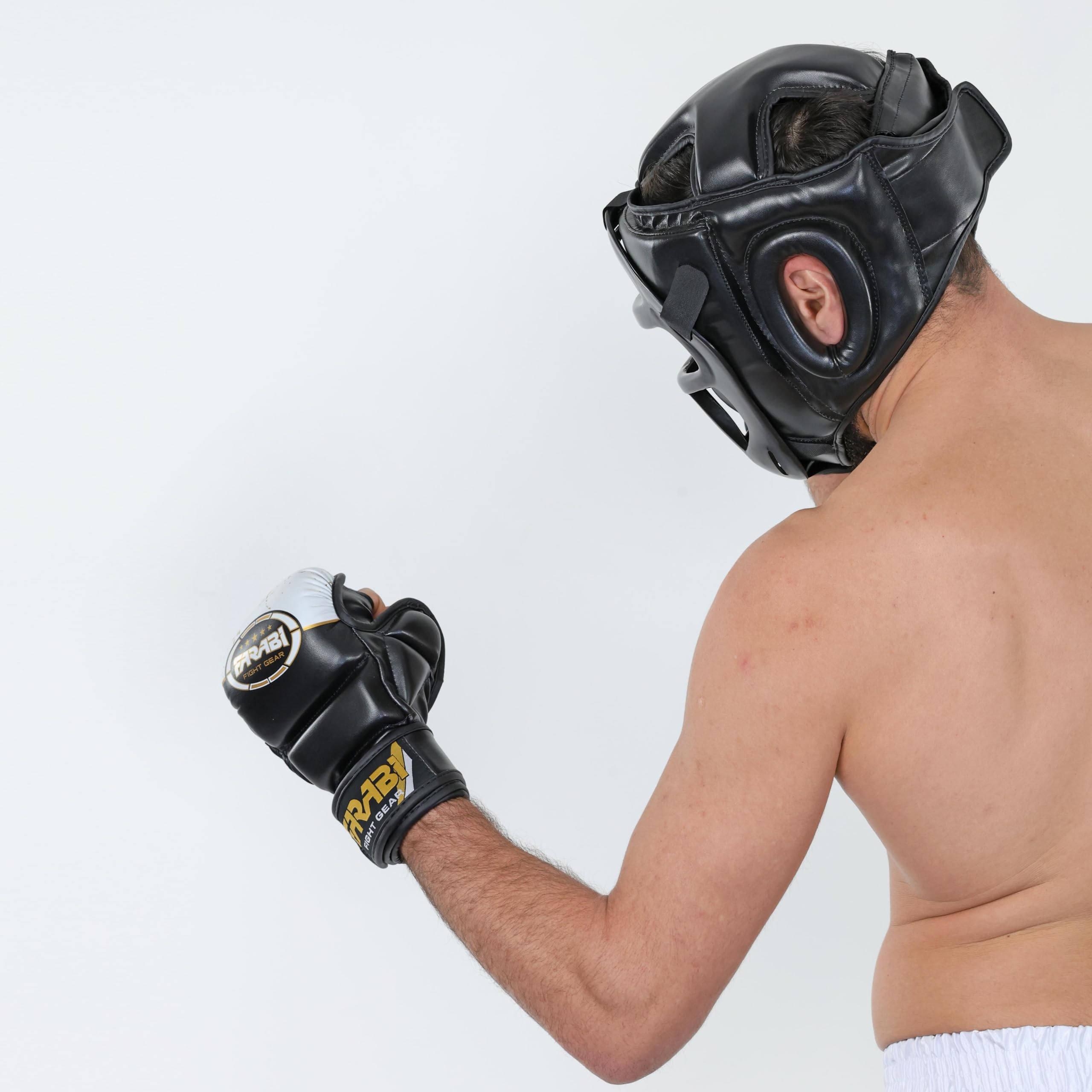 Farabi Sports 2-in-1 Boxing Headguard – Removable Face Grill Protective Gear for Training & Sparring Farabi Sports