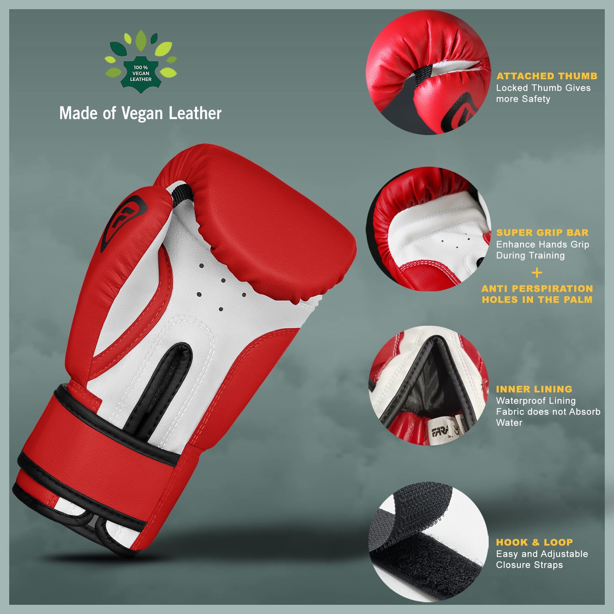 Farabi Sports Kids Boxing Gloves – 4oz Youth Training Gloves for Sparring & Bag Work Farabi Sports