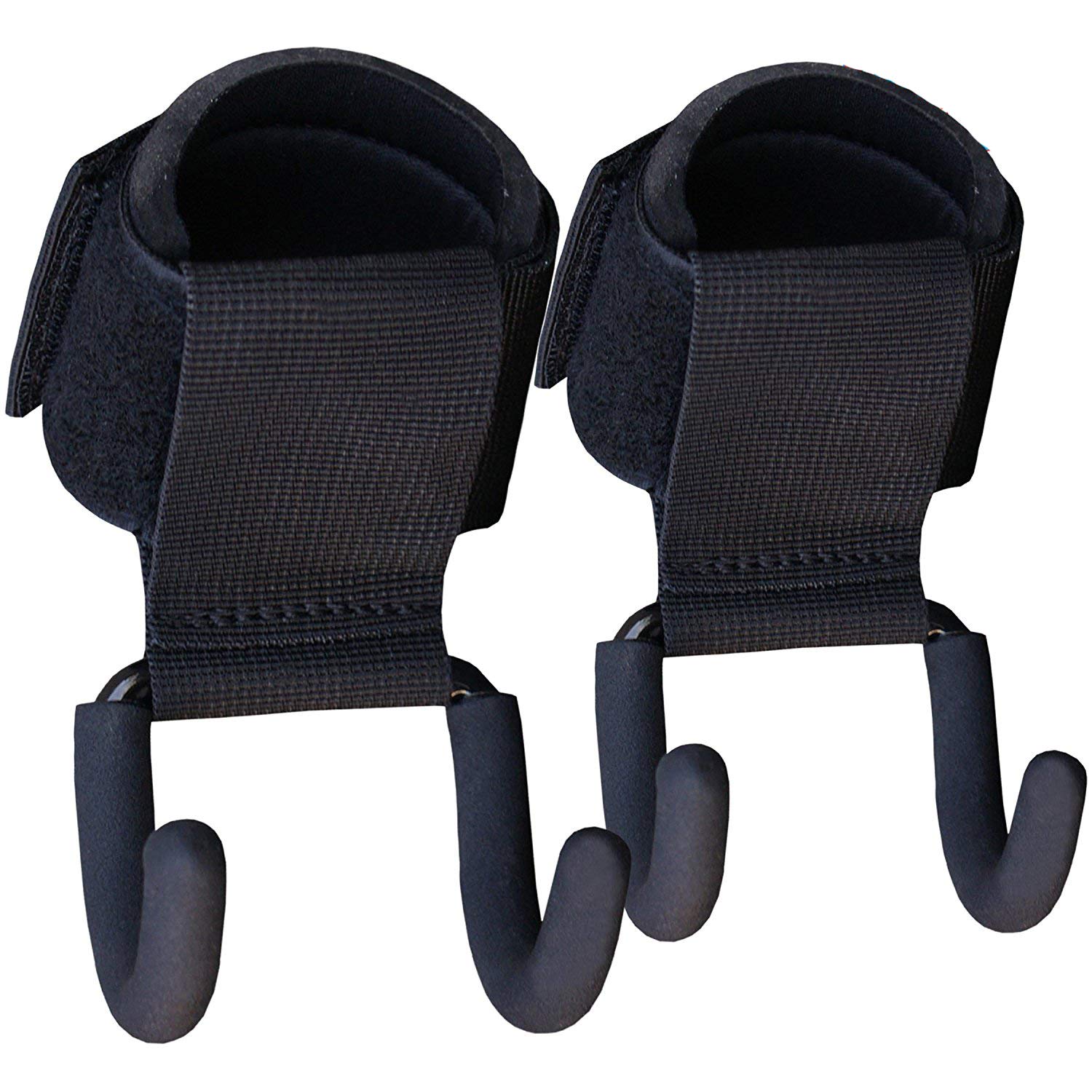 Farabi Sports Lifting Hooks Extra-Wide Wrist Support Wraps for Weightlifting & Deadlifts Farabi Sports