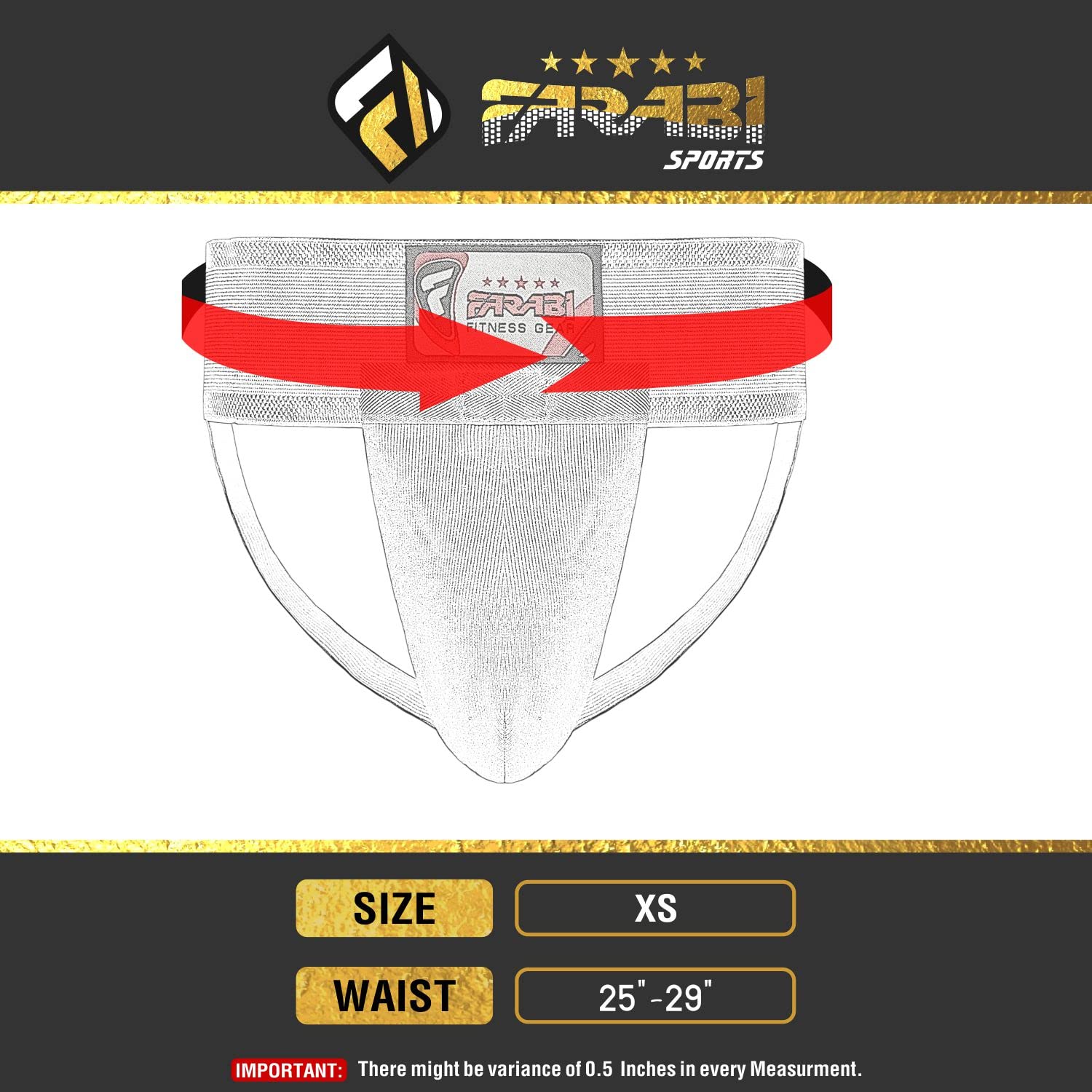 Farabi Sports Kids Groin Guard Protector – Removable Protective Cup for Boxing, MMA & Martial Arts Farabi Sports