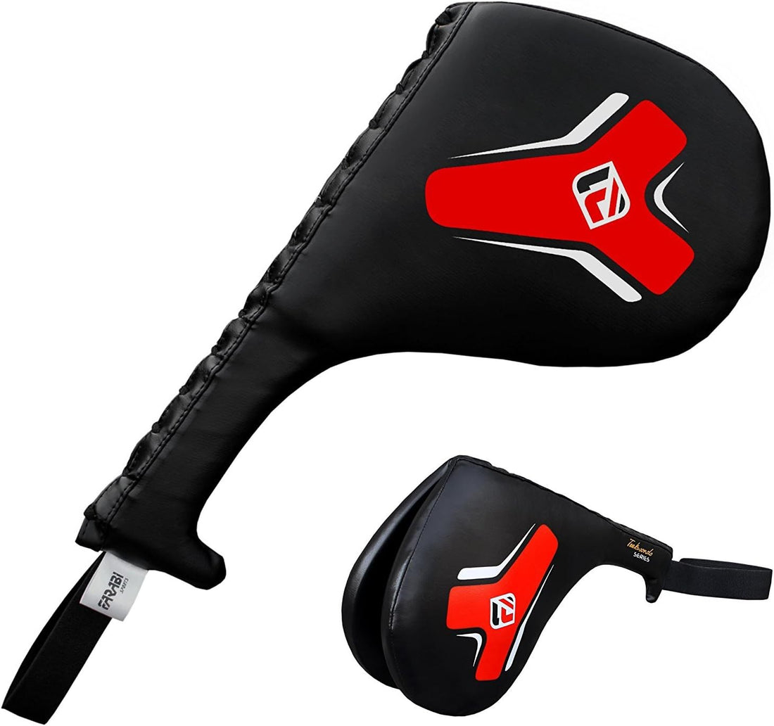 Farabi Taekwondo TKD paddle Racket Hand Karate Kick Boxing Strike Pad Martial Art Target Pad X 1 UNIT Farabi Sports