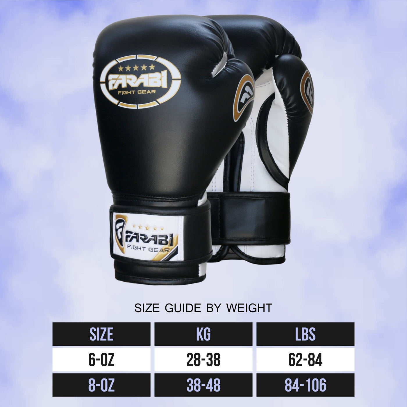 Farabi Sports Kids Boxing Gloves 6-oz 8-oz Youth Training Gloves for Sparring Bag Work