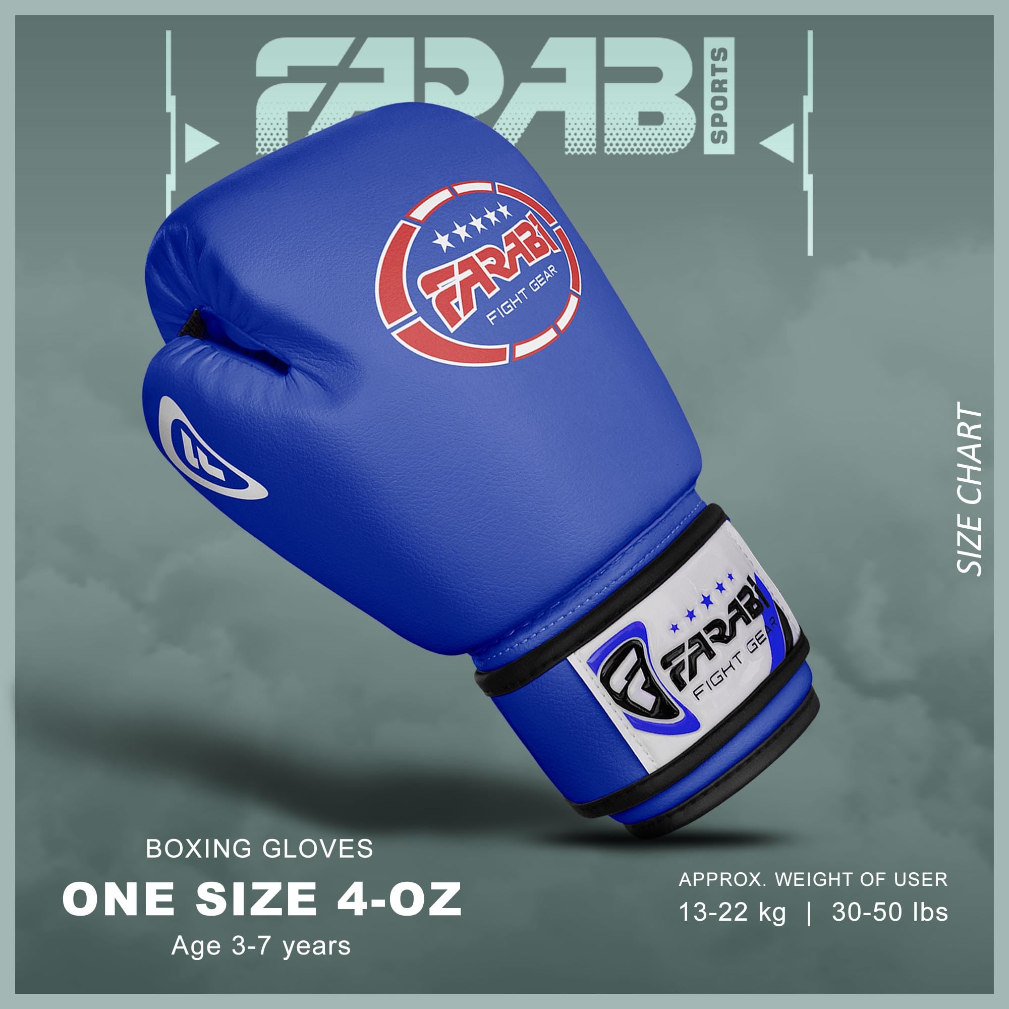 Farabi Sports Kids Boxing Gloves – 4oz Youth Training Gloves for Sparring & Bag Work Farabi Sports