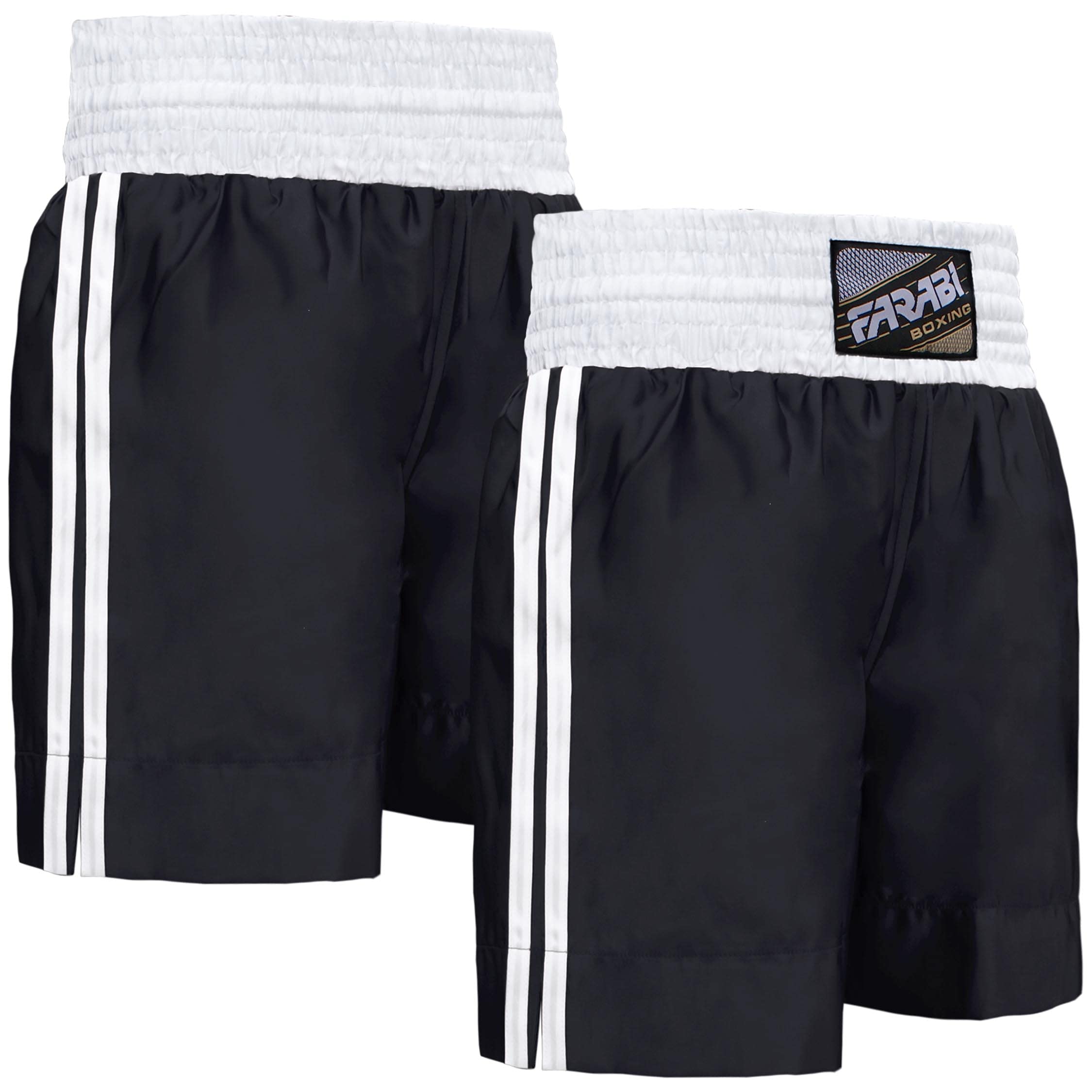 Farabi Sports Muay Thai Shorts MMA Boxing shorts Mixed Martial Arts Shorts Adults Elasticated Drawstring Waistband Shorts, Kickboxing, Training, Fighting and Workout Shorts Farabi Sports