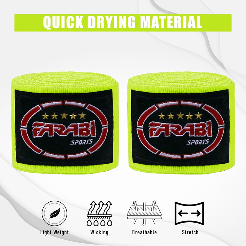 Farabi Kids Boxing Hand Wraps Training MMA Kick Boxing Hand protection Bandage Farabi Sports