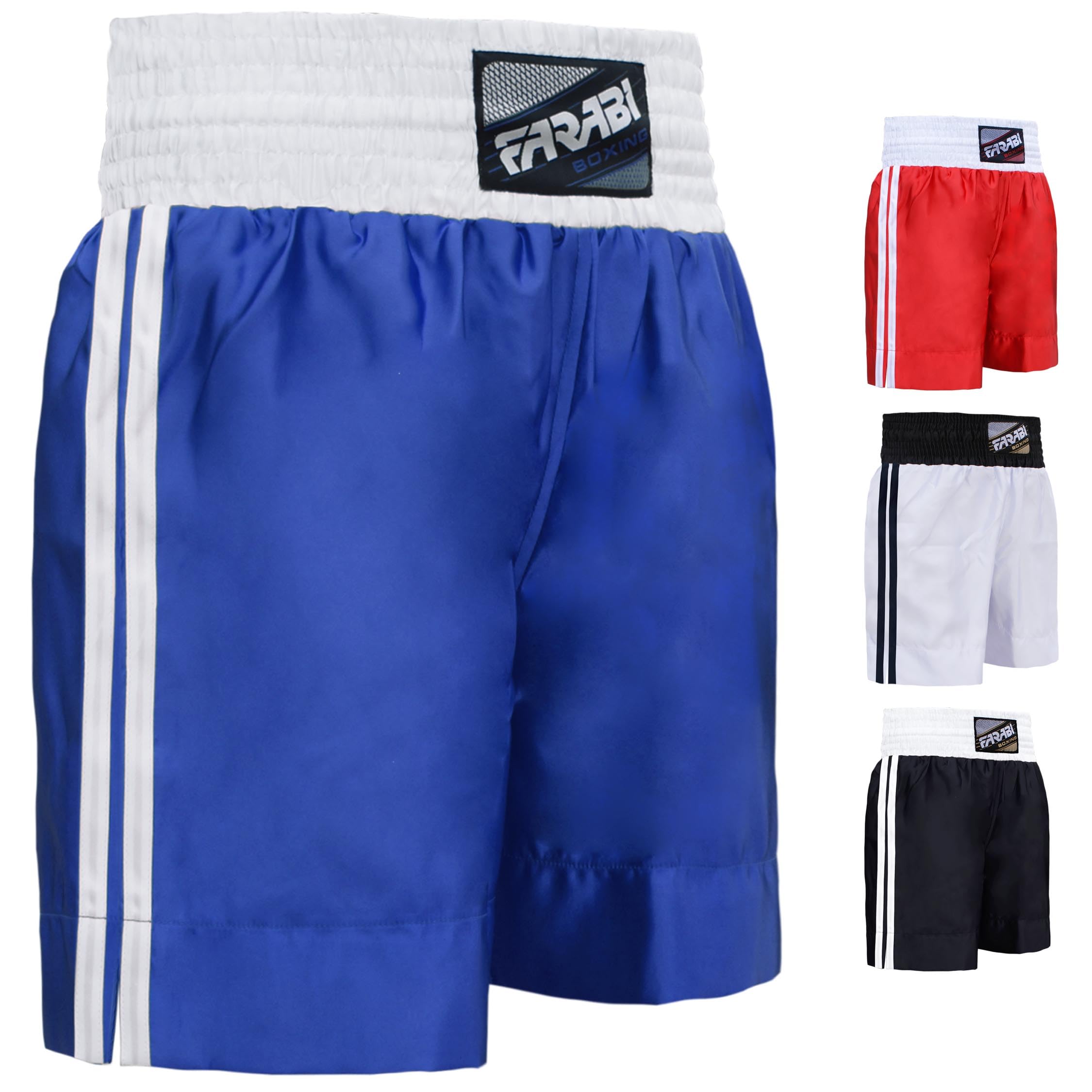 Farabi Sports Muay Thai Shorts MMA Boxing shorts Mixed Martial Arts Shorts Adults Elasticated Drawstring Waistband Shorts, Kickboxing, Training, Fighting and Workout Shorts Farabi Sports