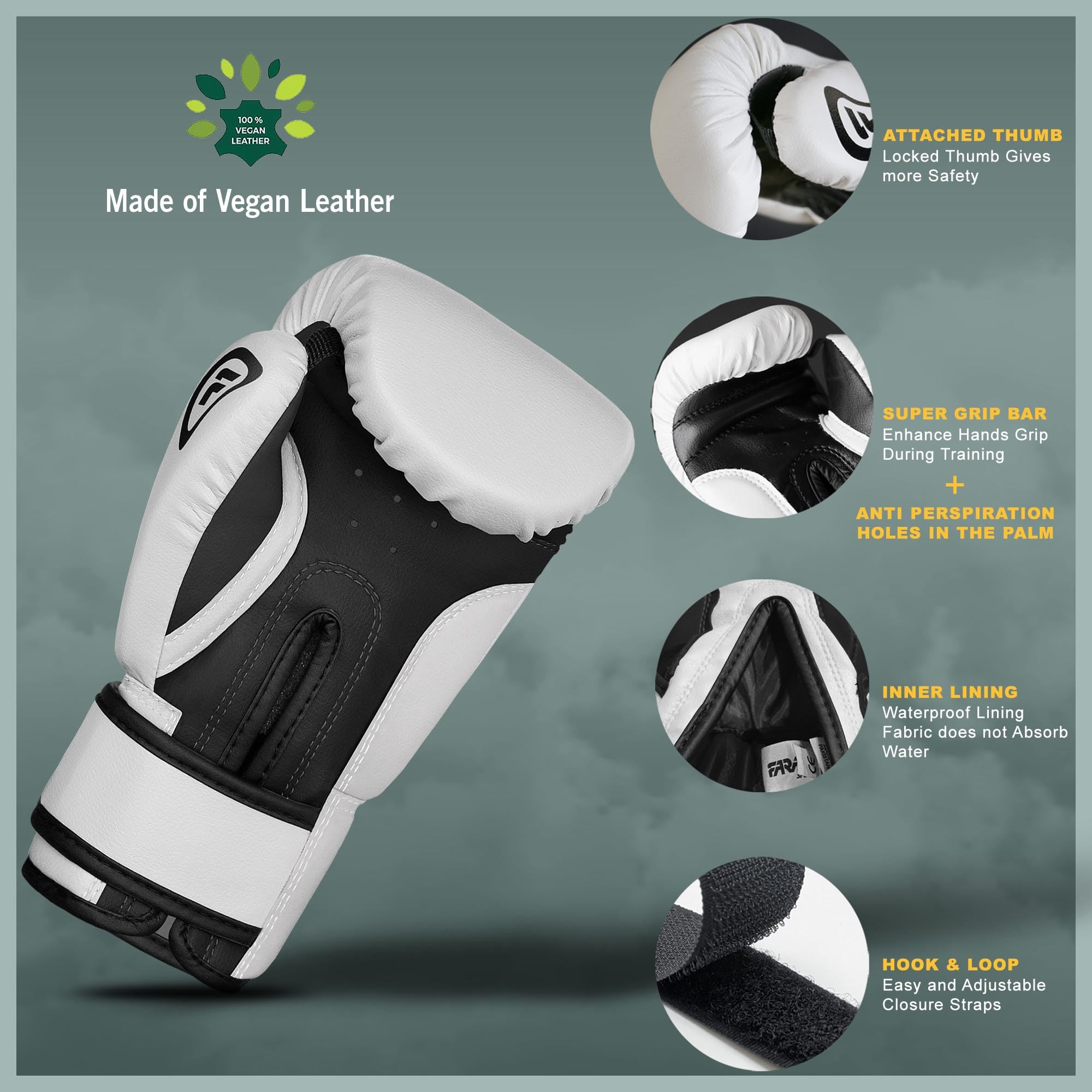 Farabi Sports Kids Boxing Gloves 4-oz Youth Training Gloves for Sparring & Bag Work Farabi Sports
