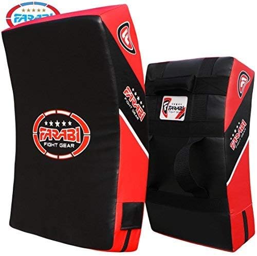 Farabi Large Kick Shield Strike Pad Boxing Punch Mitts MMA Training Focus Pads Farabi Sports