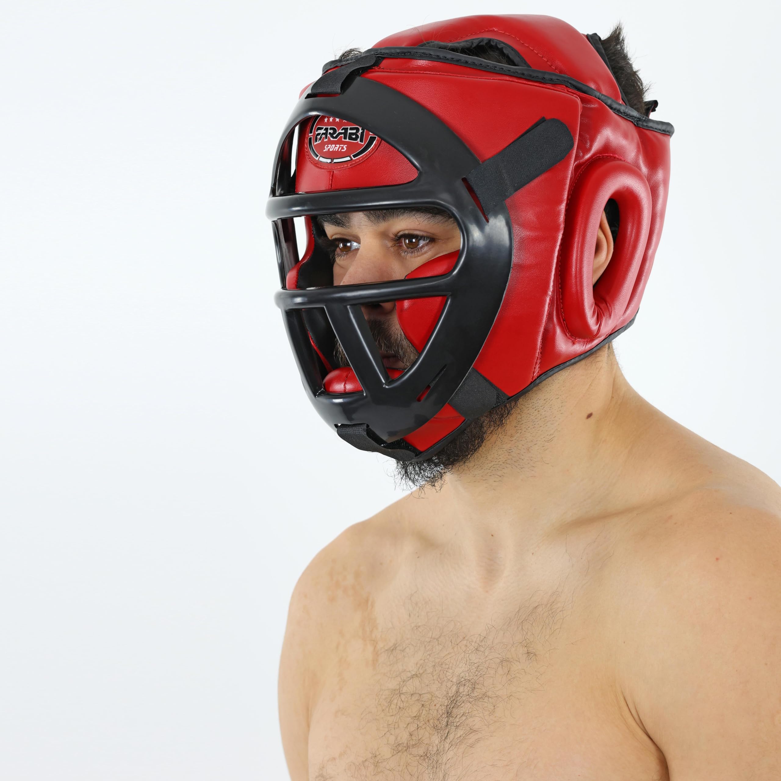 Farabi Sports 2-in-1 Boxing Headguard – Removable Face Grill Protective Gear for Training & Sparring Farabi Sports