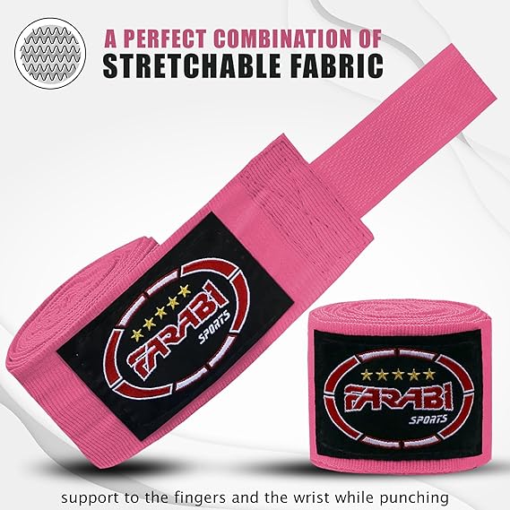 Farabi Kids Boxing Hand Wraps Training MMA Kick Boxing Hand protection Bandage Farabi Sports
