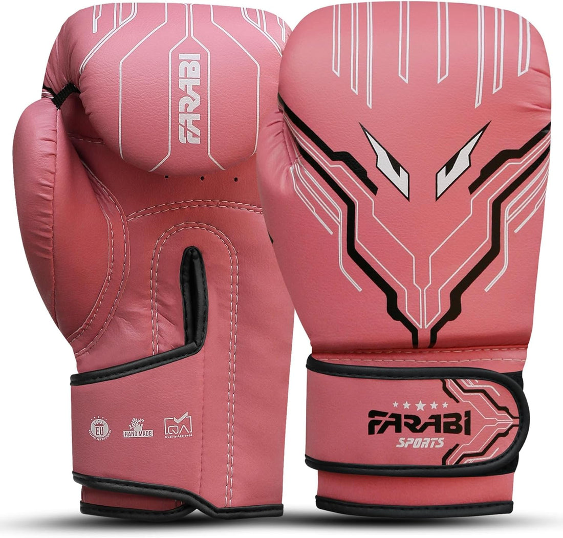 Farabi Sports Kids Boxing Gloves Boys and Girls kickboxing Gloves 6-oz Youth, Junior Boxing Gloves for MMA, Muay Thai, Boxing Pad, Punching Bag and Training for Age 5-10 Years Farabi Sports