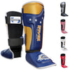 Farabi Sports Kids Shin Guards Shin Instep Pads for Kickboxing, MMA & Muay Thai | Youth Martial Arts Protection Gear Farabi Sports
