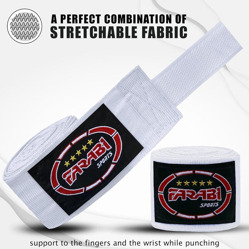 Farabi Kids Boxing Hand Wraps Training MMA Kick Boxing Hand protection Bandage Farabi Sports