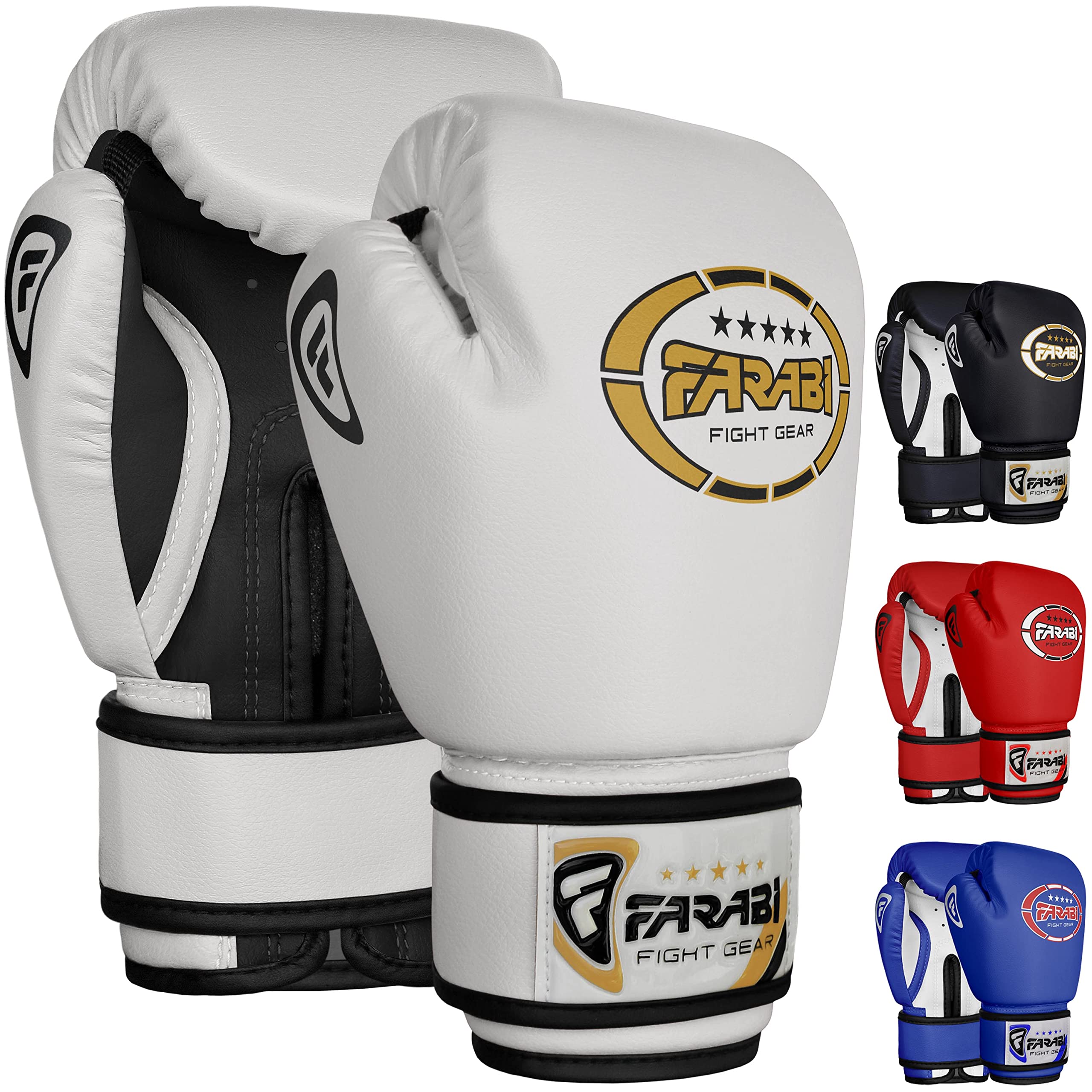 Farabi Sports Kids Boxing Gloves 4-oz Youth Training Gloves for Sparring & Bag Work Farabi Sports