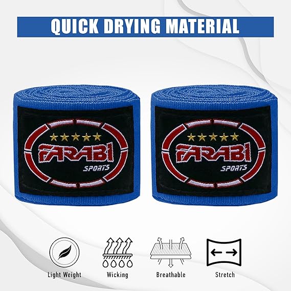 Farabi Kids Boxing Hand Wraps Training MMA Kick Boxing Hand protection Bandage Farabi Sports