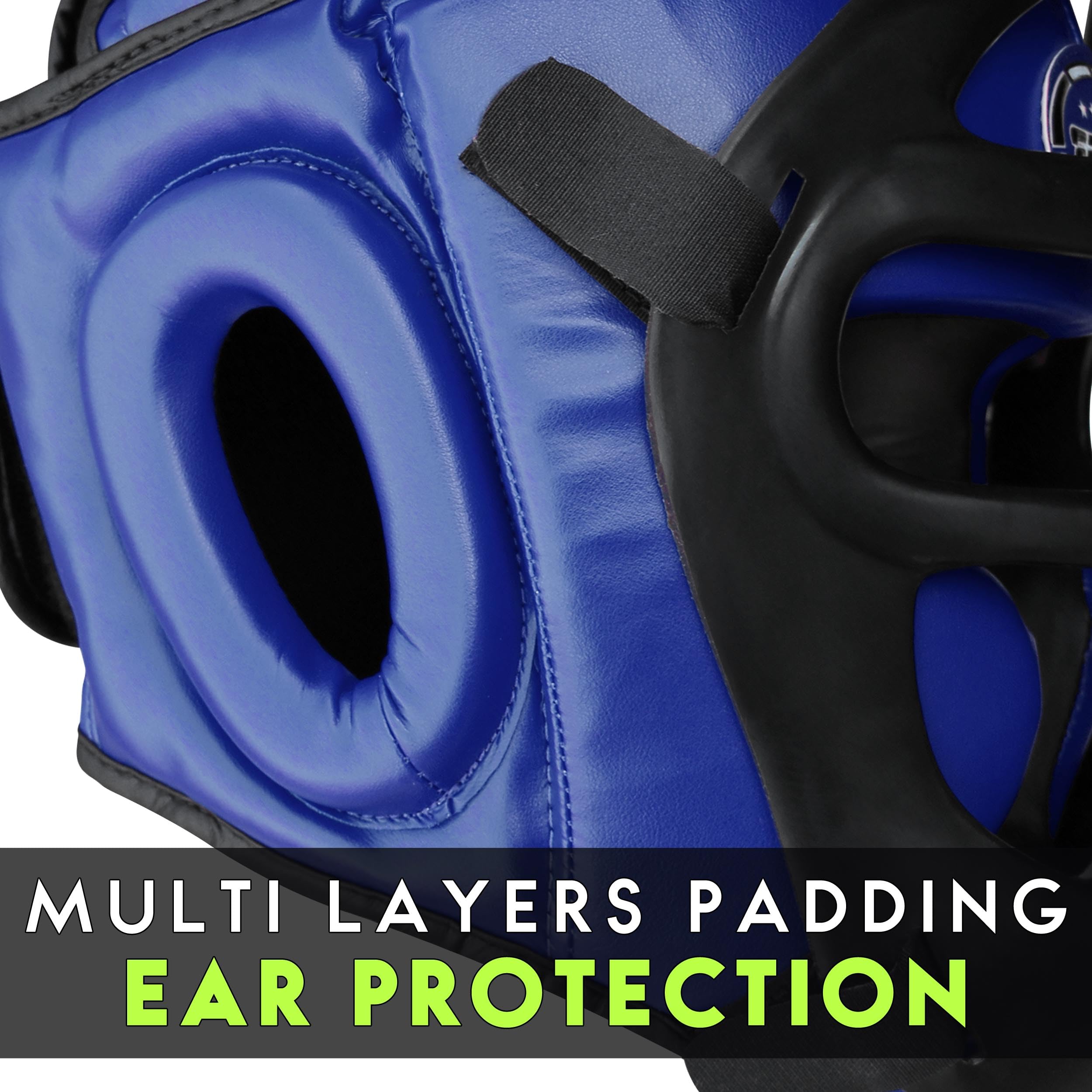 Farabi Sports 2-in-1 Boxing Headguard – Removable Face Grill Protective Gear for Training & Sparring Farabi Sports