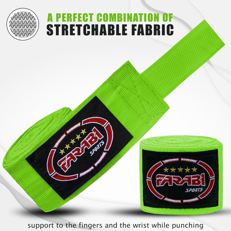 Farabi Kids Boxing Hand Wraps Training MMA Kick Boxing Hand protection Bandage Farabi Sports