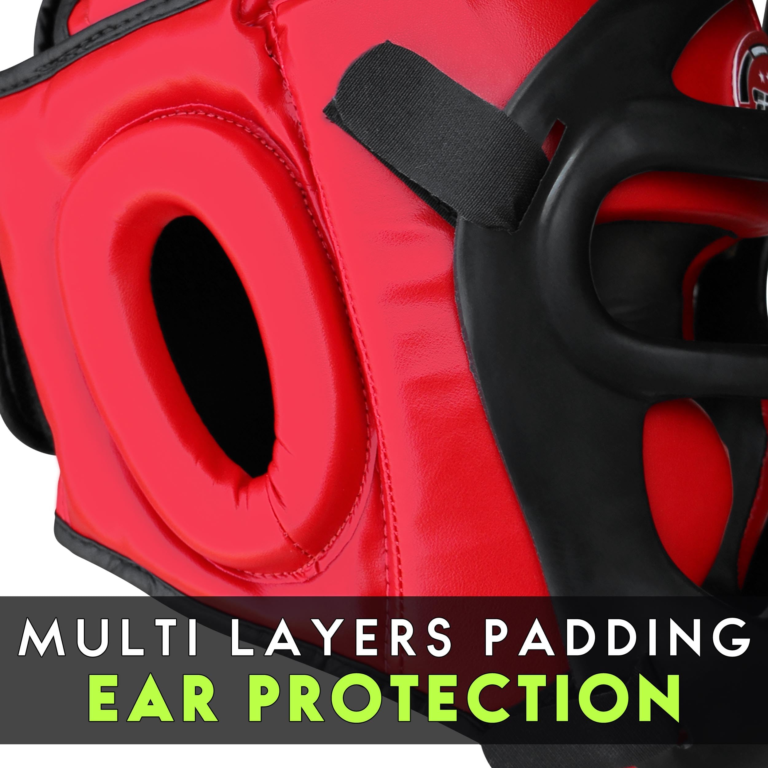 Farabi Sports 2-in-1 Boxing Headguard – Removable Face Grill Protective Gear for Training & Sparring Farabi Sports