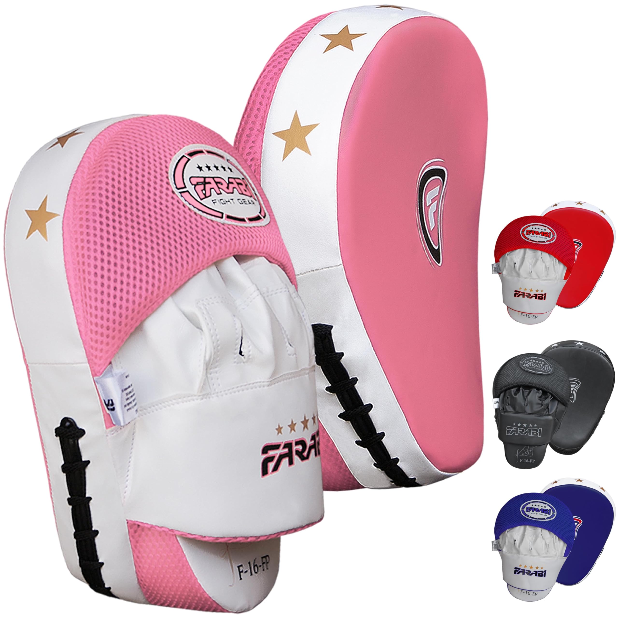 Farabi Sports Boxing Pads Durable Curved Focus Pads MMA, Muay Thai & Kickboxing Training Farabi Sports