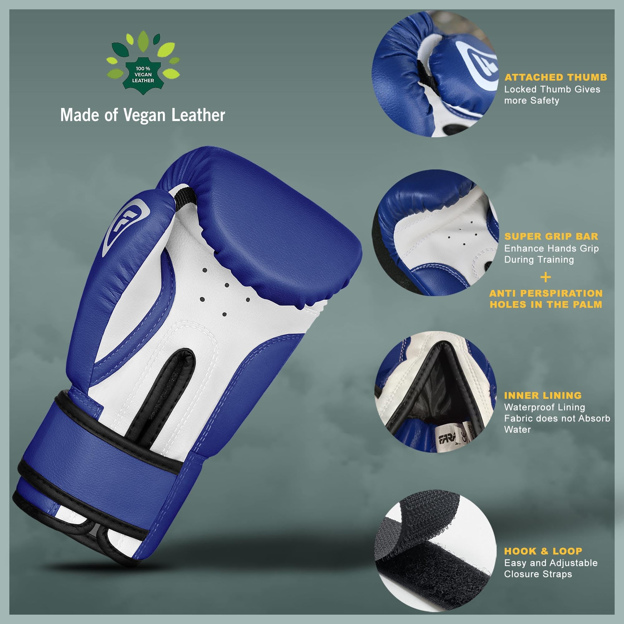 Farabi Sports Kids Boxing Gloves – 4oz Youth Training Gloves for Sparring & Bag Work Farabi Sports