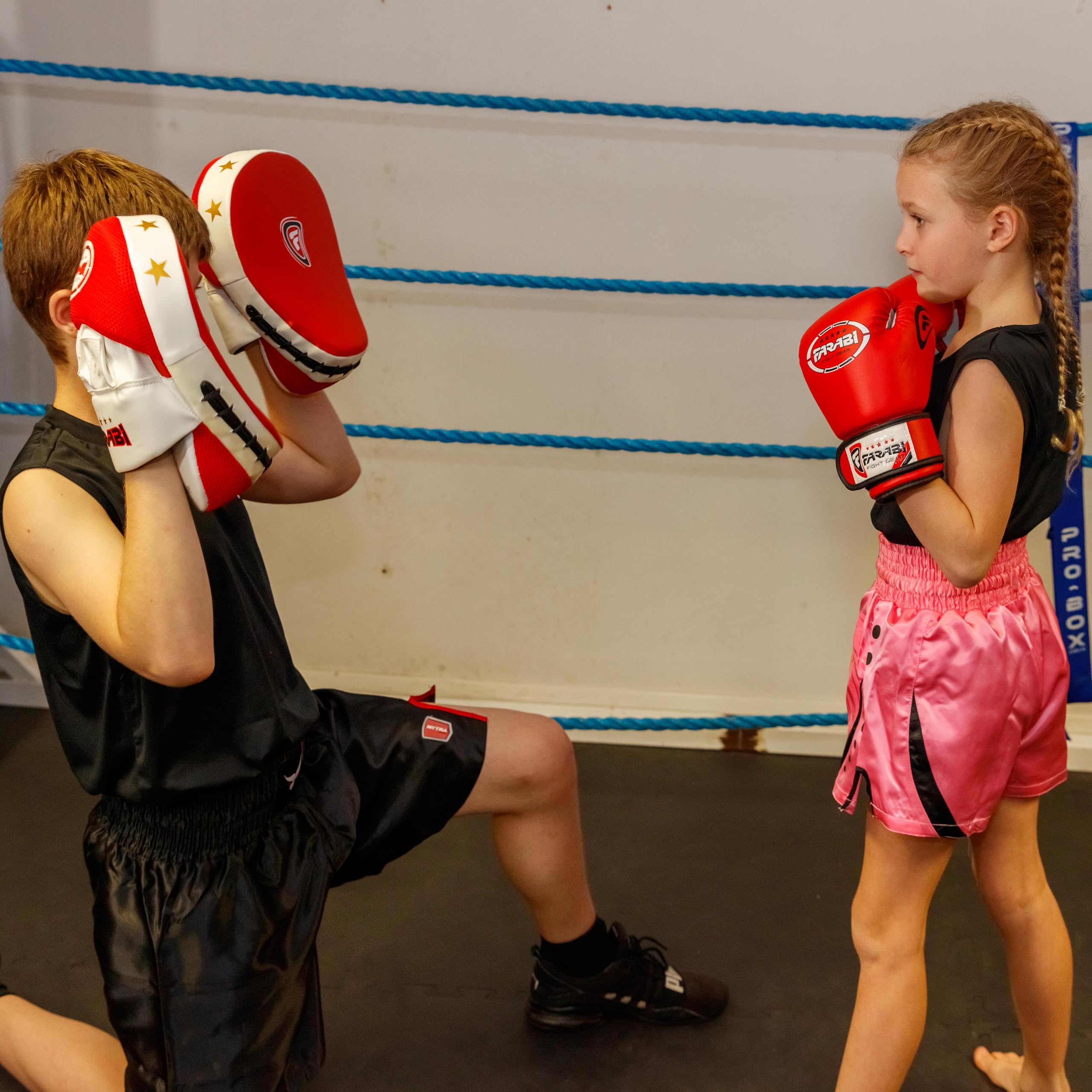 Farabi Sports Kids Boxing Gloves – 4oz Youth Training Gloves for Sparring & Bag Work Farabi Sports