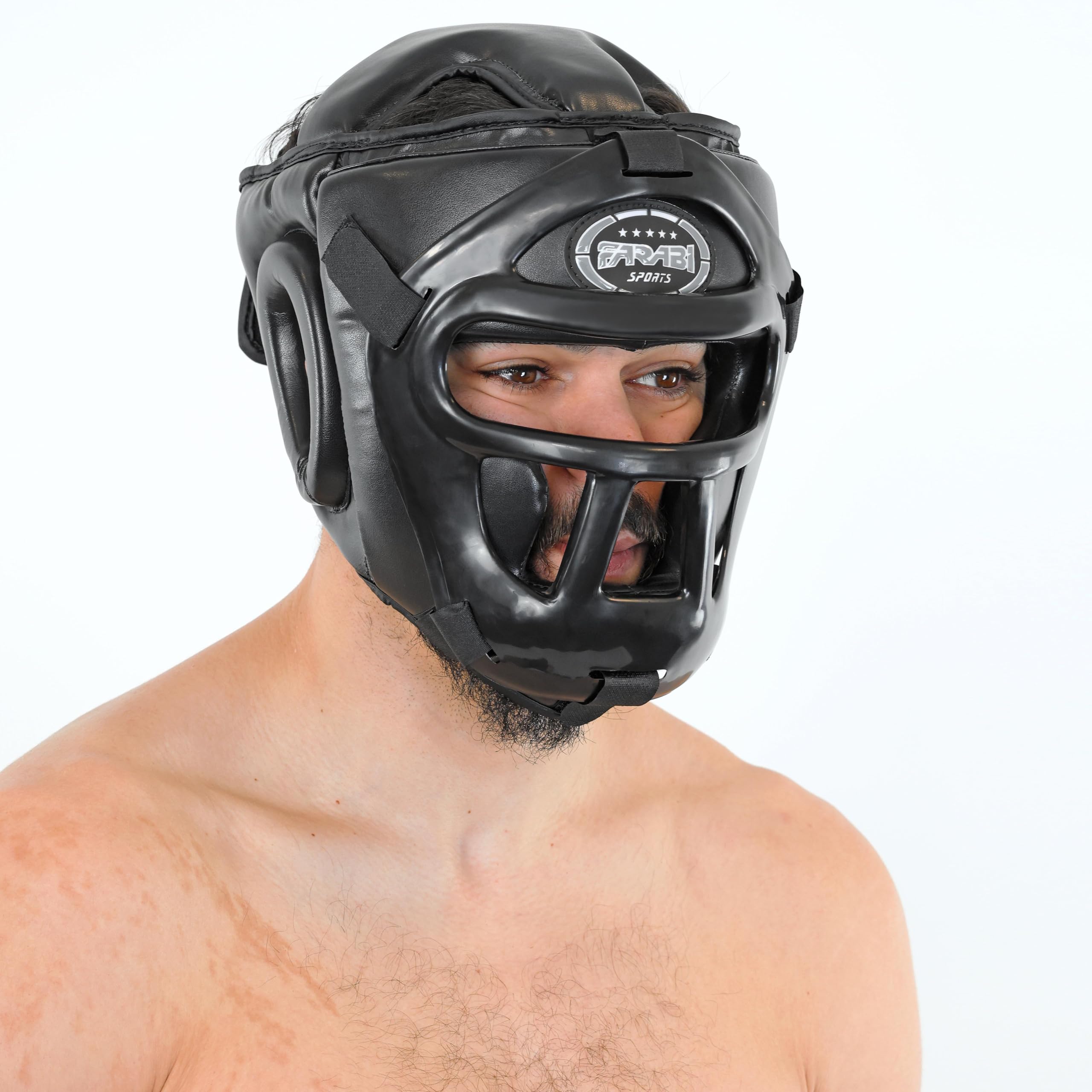 Farabi Sports 2-in-1 Boxing Headguard – Removable Face Grill Protective Gear for Training & Sparring Farabi Sports